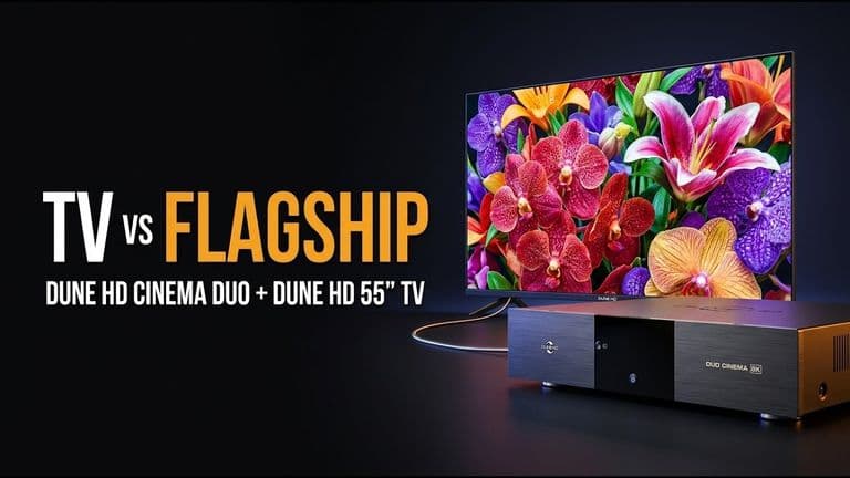 Dune HD Duo Cinema 8K and Q55R1 TV review: which to buy