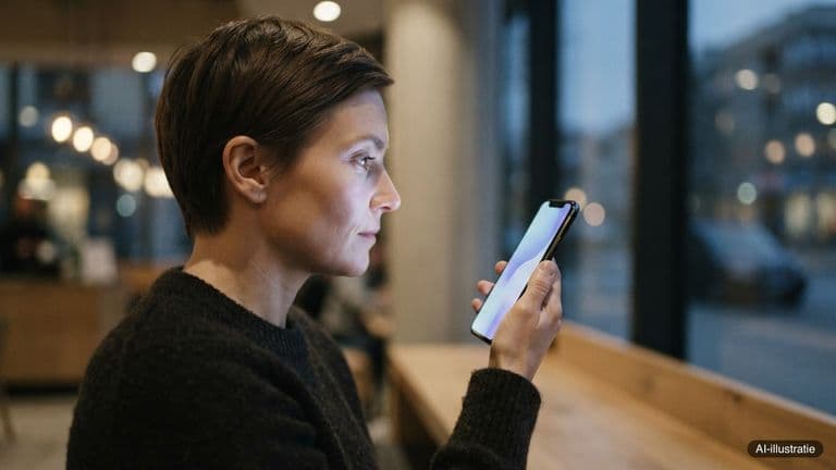 AI-illustratie bij: iPhone Duo 2 krijgt volgens gerucht Face ID onder het scherm